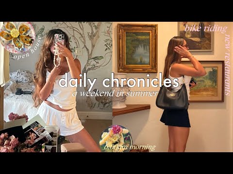 daily chronicles: waking up at 6:00am, fairy books, relaxing summer days