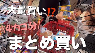 【カオス】試練の子連れ買い出し後収納【食材まとめ買い】