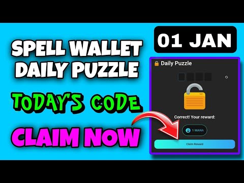 Spell Wallet Daily Puzzle Today 1 January | Spell Wallet Today Puzzle | Spell Wallet Secret Code