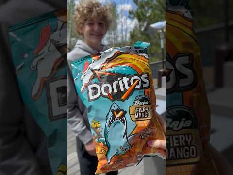 Trying Baja Blast Doritos!   #funny #trending #bajablast #doritos