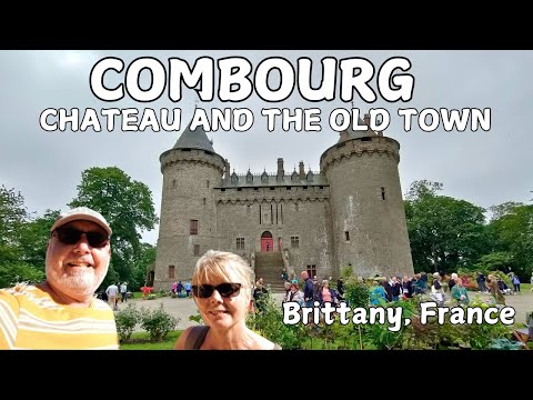 The BEAUTIFUL Old Town of Combourg & it's Chateau,  Brittany, France