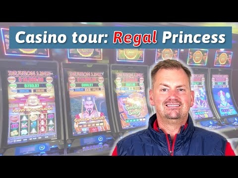 Tour of the casino on Regal Princess