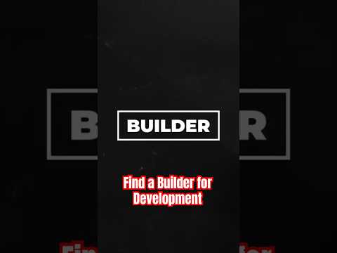 How to get started in #realestatedevelopment - go find a great BUILDER! #realestateinvesting