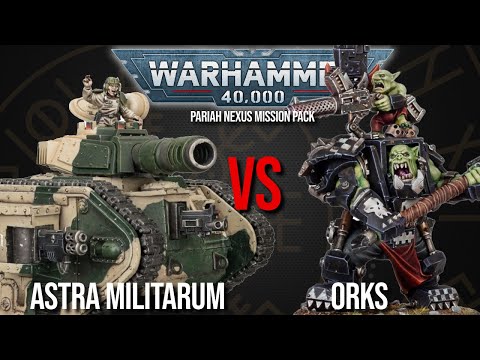 Astra Militarum Vs Orks - Warhammer 40k 10th Edition