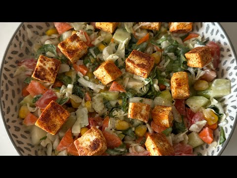 Paneer Salad | Healthy Salad | lunch Salad