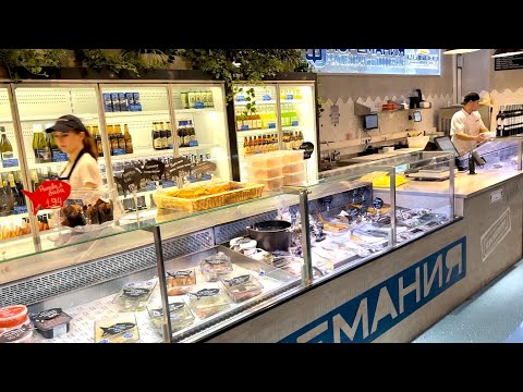 【ロシア🇷🇺】海マニアという海鮮系レストラン。普段より魚が少ない A seafood restaurant called "Sea Mania" Less fish than usual