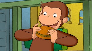 George's New Favourite Food! 🍔 🐵 Curious George | Animal Friends