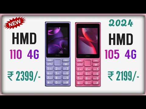 HMD 110 4G vs HMD 105 4G | 4G Feature Phone 2024