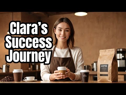 Learn English with story | The Rise of Clara’s Coffee Empire #english #story #business #learning