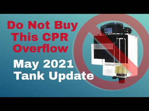 CPR External Overflows (Stay Away From Them) May 2021 Reef Tank Update