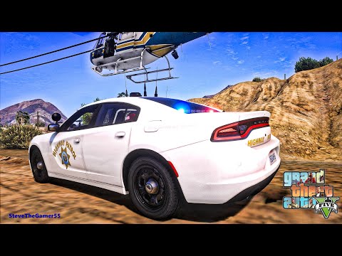 Playing GTA 5 As A POLICE OFFICER Highway Patrol|| CHP|| GTA 5 Mod| 4K