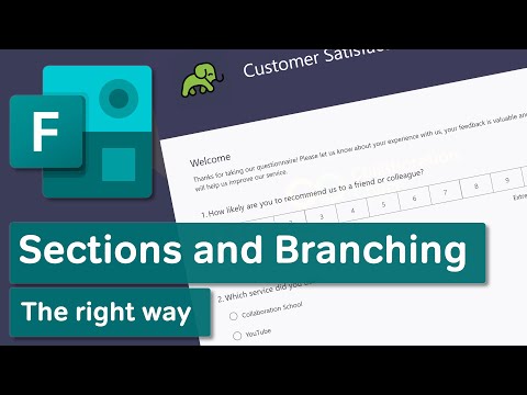 Microsoft Forms | The Right Way to Add Sections and Branching to your Form