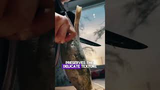 Yakutian food-frozen fish #foryou #food #cooking #raw #fish #frozen #funny #shorts