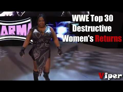 WWE Top 30 Destructive Women's Returns in History