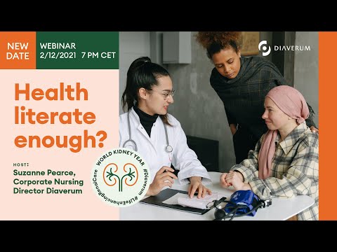 Diaverum webinar: Health literate enough?