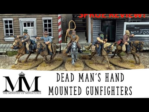 Dead Man’s Hand Mounted Gunfighters, Sprue Review #deadmanshand #greatescapegames #cowboys