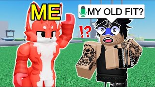 Wearing Strangers FIRST EVER AVATAR In Roblox VOICE CHAT 6!