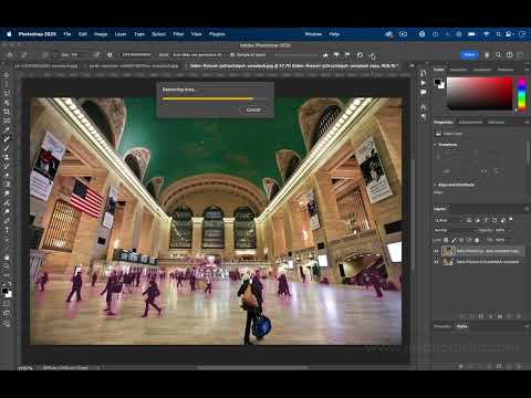 How to Remove People from Photo in Adobe Photoshop (one click!)