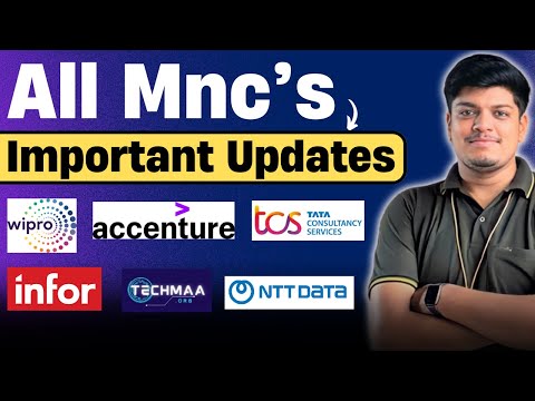 🔥Accenture, NTT Data, TCS, Wipro, Infor, TechMaa Test & Interview Updates | BATCH: 2021-2025