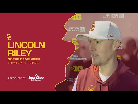 USC HC Lincoln Riley | Tuesday of Notre Dame Week