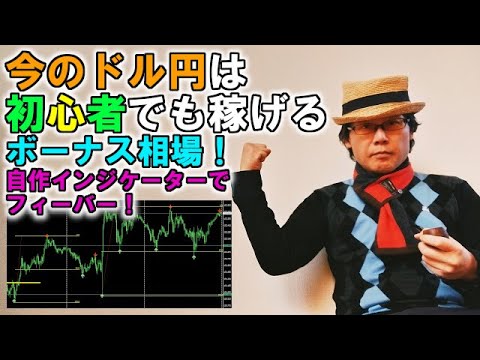 今のドル円は初心者でも稼げるボーナス相場！