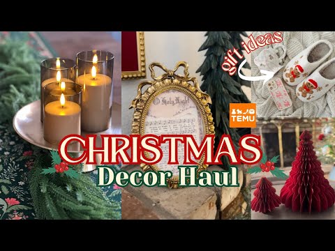 NEW! TEMU CHRISTMAS HAUL 2024🎄Christmas Decor 2024, 🧸Christmas gift ideas  #christmashaul #christmas