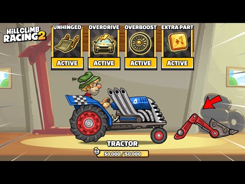 Hill Climb Racing 2 - NEW TRACTOR MASTERY UNLOCKED 😱