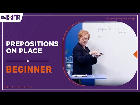 Let's Start English 93 - Lesson 17 / Prepositions On Place