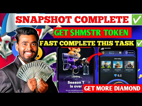 जल्दी करो🚨 Hamster Kombat Snapshot Complete | Hamster kombat Airdrop | Hamster Kombat Withdrawal