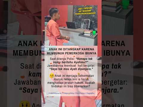 Anak ini membunuh pemerkosa ibunya. Kalau ini terjadi padamu, apa yang akan kamu lakukan?