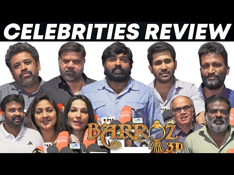 Vijay Sethupathi, Vijay Antony, P Vasu, Seenu Ramasamy Speech about Barroz 3D Movie | Barroz Review