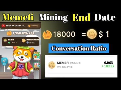 Memefi Mining END Date | Memefi Airdrop Criteria | Memefi Coin Price | Memefi Token Distribution |