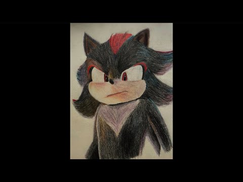 Drawing Shadow The Hedgehog for ✨Keanu Reeves✨ to sign someday