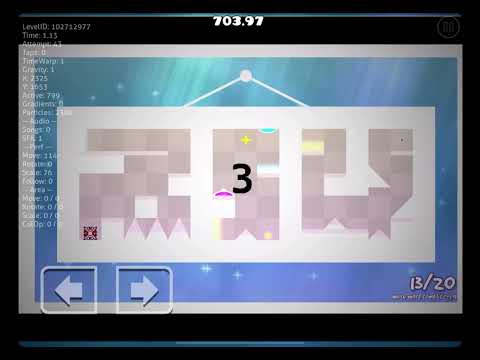 Beating my first platformer demon invisible geometry dash