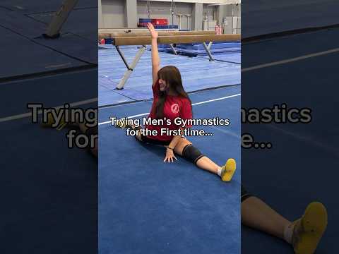 Trying Men’s Gymnastics for the First Time… With @iangunther  #gymnastics #shorts ​⁠