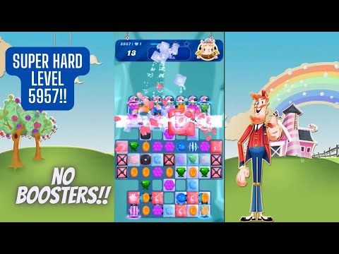 Candy Crush Saga Level 5957 | No Boosters