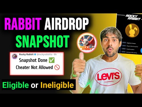 Rocky Rabbit Airdrop Snapshot📸|| Rocky Rabbit Eligibility || Rocky Rabbit New Update Withdrawal