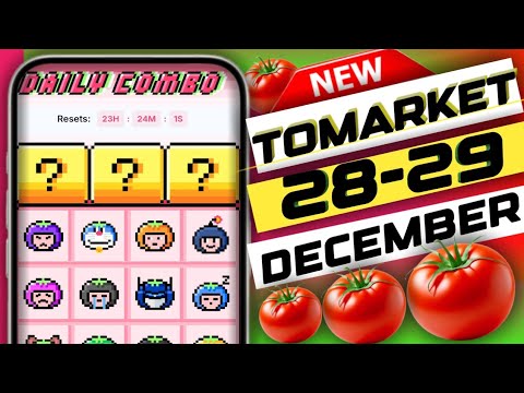 tomarket app daily combo 28-29 Decembe | tomarket secret combo today | tomarket combo | 2 market