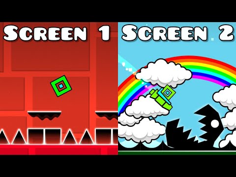 Geometry Dash - Two Levels Simultaneously CHALLENGE