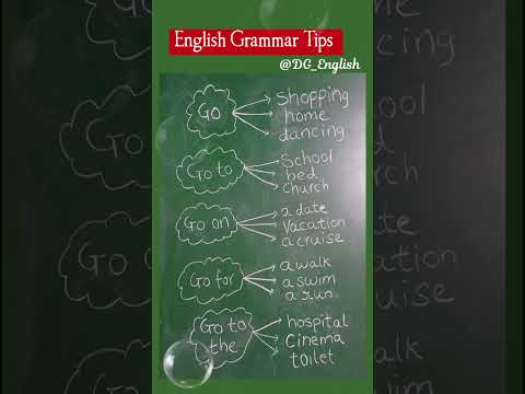 English Grammar Tips | Boost Your English Grammar | Collocation With "Go"