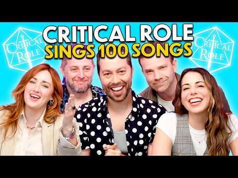 Critical Role Tries To Sing 100 Epic Songs In 10 Minutes! | Voice Cast of The Legend Of Vox Machina