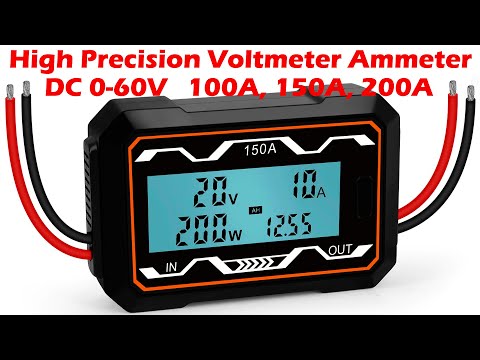 High Precision Voltmeter Ammeter DC 0 60V. Power Analyzer Battery Tester Backlight. v2