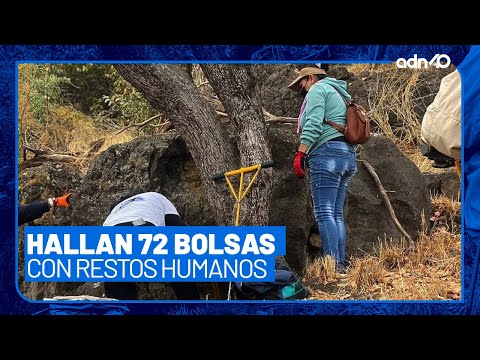 Suman 72 bolsas con restos humanos en fosa clandestina en Jalisco