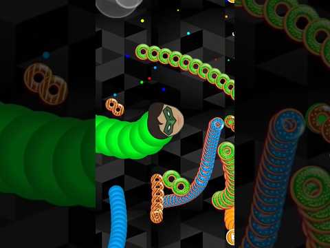 Worms zone io !! Cacing besar superhero Green Lantern || slither snake