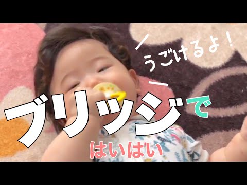 【仰向けではいはいする赤ちゃん】自由に動き回る【生後5ヶ月】寝かしつけが楽になった商品紹介