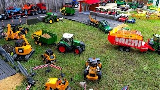 RC TRACTORS Farming Village Massey Ferguson, New holland