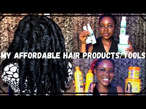 Affordable Natural Hair Products | Products I use to retain Length