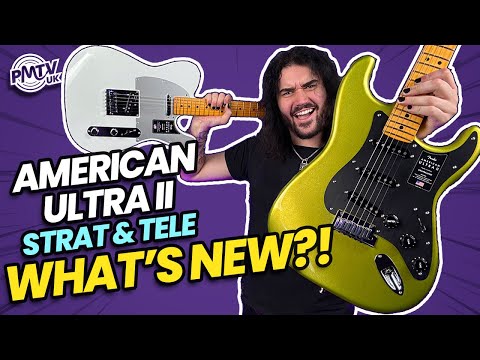 Upgraded For 2024 Fender American Ultra II Series Stratocaster & Telecaster!