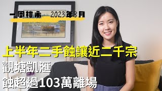 上半年二手蝕讓近2000宗｜觀塘凱滙 蝕超過103萬元｜二手蝕讓｜海怡半島｜海日灣｜賽西湖大廈｜新盤｜地產｜樓市｜香港｜易發睇樓團｜一周樓市