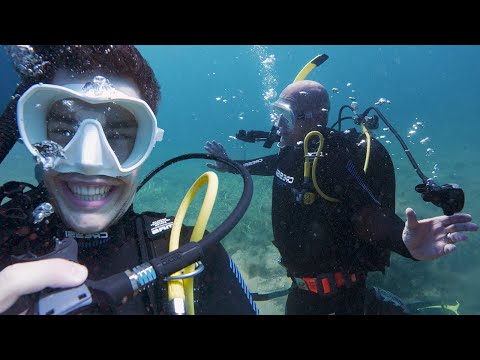 Getting Our Scuba License - My Son Is A NATURAL & I Am Not!!